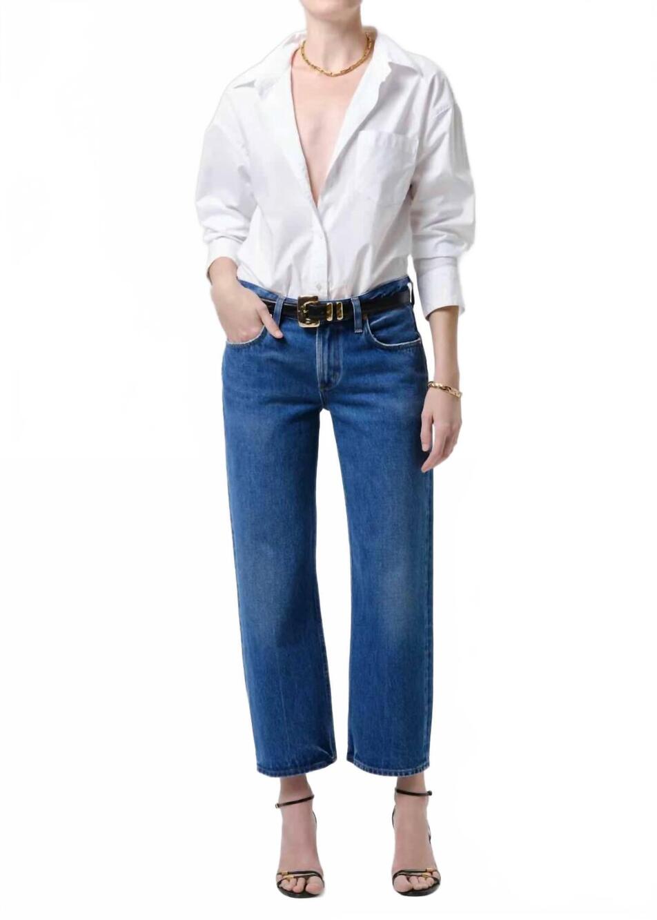 NEW CITIZENS OF HUMANITY women's faye vintage straight jeans in blue
